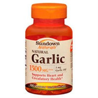 Sundown Garlic, 1500, 100 Softgels (pack Of 4)