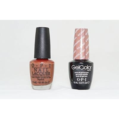 OPI Nail Lacquer and Gelcolor Ice Bergers and Fries N40. Each Bottle Contains .5 Oz.