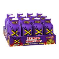 Stacker 2 Xtreme Energy Shot Xtra Grape - 12 CT