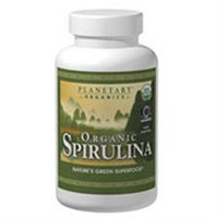 Planetary Herbals, Organic Spirulina 500 mg 100 Tablets