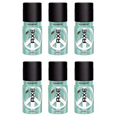 Axe Harmony Men's Deodorant Body Spray, 4 Ounce (Pack of 6)