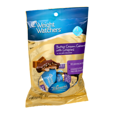 Weight Watchers Whitman's Candies Butter Cream Caramel with Crispies