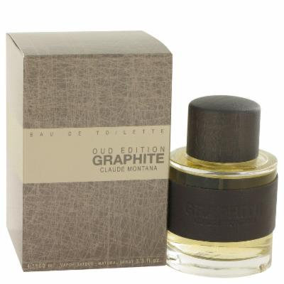 Graphite Oud Edition for Men by Montana EDT Spray 3.3 oz