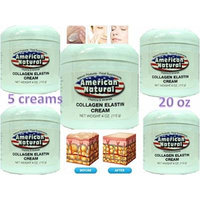 20 Oz Collagen Beauty Cream Colageno Crema Vitamin E Skin Care Hydrolyzed 5 Jar Real Collagen