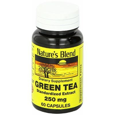 Nature's Blend Green Tea Extract 250 mg 60 Caps Pack of 4