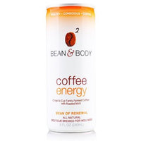 Bean & Body Coffee Energy, 8-Ounce (Pack of 12)