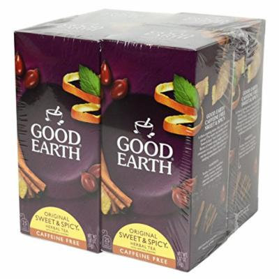 Good Earth Sweet & Spicy Flavored 4 Pack Herbal Teas