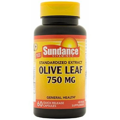 Sundance Olive Leaf Extracts 750 mg Tablets, 60 Count