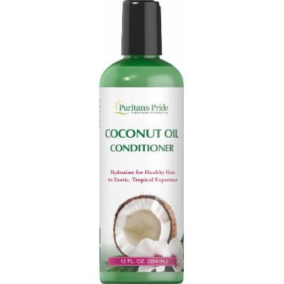 Puritan's Pride Coconut Oil Conditioner-12 oz Bottle