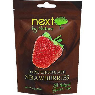 Next by Nature Dark Chocolate Strawberries-3 oz Bag