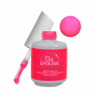 IBD Just Gel 0.5oz Soak Off Nail Polish Pink, ROSE LIKE DISTRICT, 56587