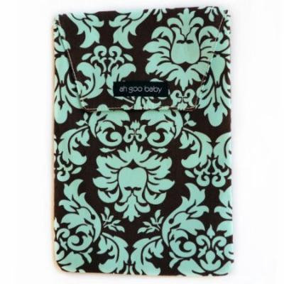 Ah Goo Baby The Diaper Pouch, Teal, Chocolate Multi-Colored