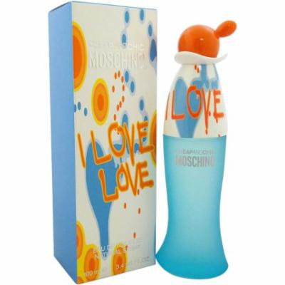 Moschino I Love Love Cheap and Chic for Women Eau de Toilette, 3.4 oz