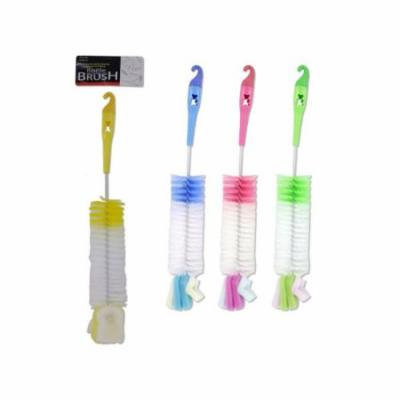 Bulk Buys Bottle Brush with Sponge Tip, Case of 18