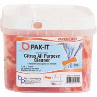 PAK-IT Citrus All-Purpose Cleaner PAKs, 100 count
