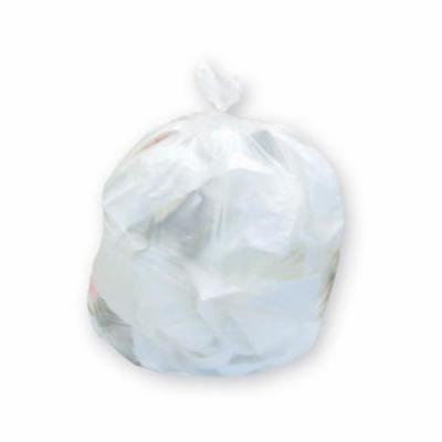 JAGUAR PLASTICS Nonperforated Coreless Can Liner 56-Gallon, 17 Micron in Clear