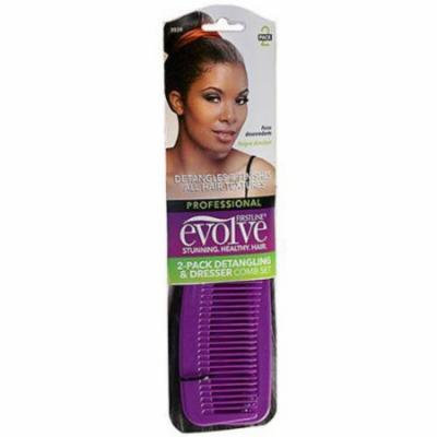 Evolve Essentials Detangling and Dresser Comb, 2 pc