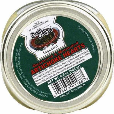 Dell' Alpe Quartered & Marinated Artichoke Hearts, 6.5 oz, (Pack of 12)