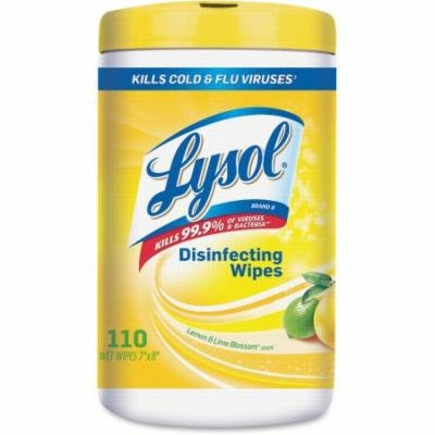 Reckitt & Benckiser Lysol Lemon/Lime Blossom Wipes -RAC78849CT