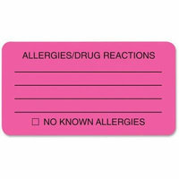 Tabbies ALLERY/DRUG REACTIONS Alert Labels