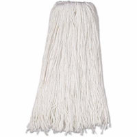 Boardwalk White Rayon Fiber Premium Standard Mop Head, 12 count