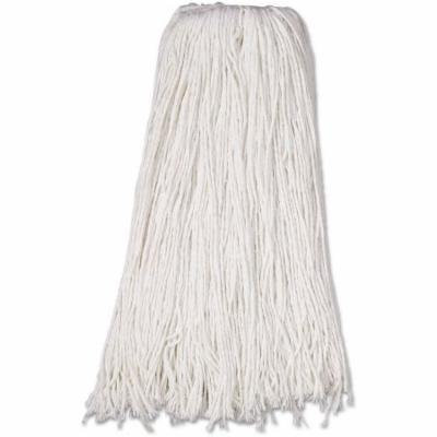 Boardwalk White Rayon Fiber Premium Standard Mop Head, 12 count