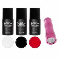 BMC 3pc Fundamentals Gel Nail Polish and Traveling LED Flashlight Collection