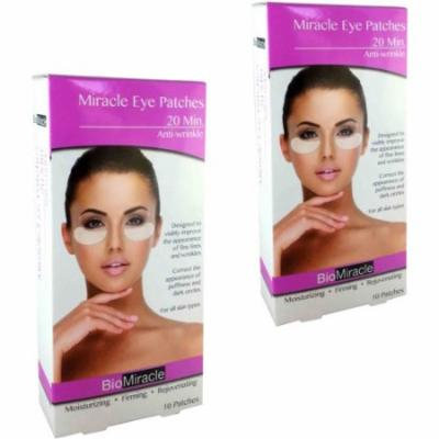 BioMiracle Anti-Wrinkle Eye Patches, 10 count, (Pack of 2)