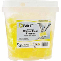 PAK-IT Neutral Floor Cleaner PAKs, 100 count