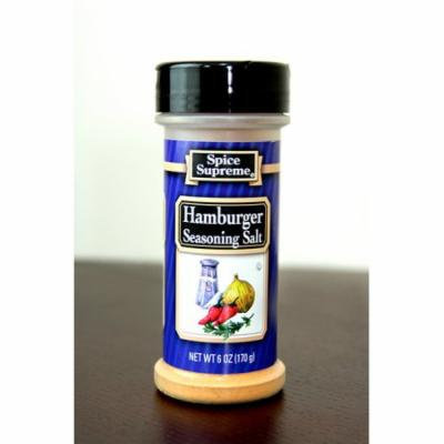 Pack of 12 Spice Supreme Hamburger Salt Seasonings 6 oz. #30800