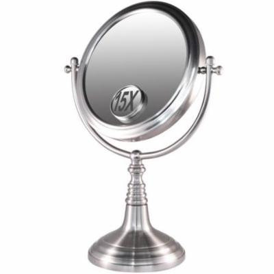 Rucci M959 Nickel Plated Iron Mirror with 15x Insert