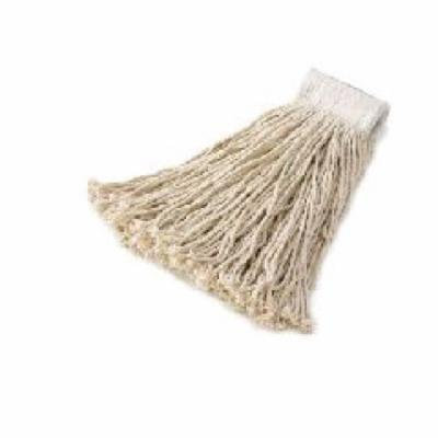 Rubbermaid Commercial Economy 20 oz. Cut-End Cotton Mop Heads, White, 12 count