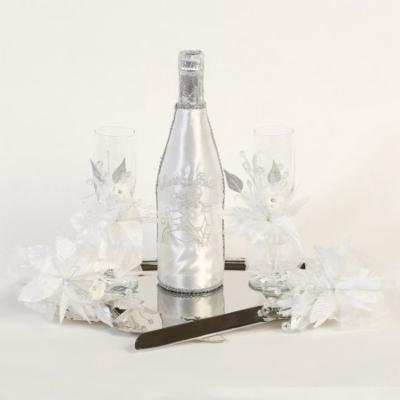 Angels Garment Silver 5 pcs Nuestra Boda Champagne Set