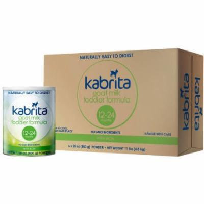 Kabrita Goat Milk Formula, Powder, Non-GMO, Natural and Gentle, 28 oz (Pack of 6)