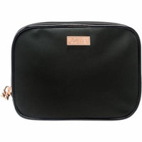 FLOWER Beauty Multi Fold Out Cosmetic Case Bag, Black