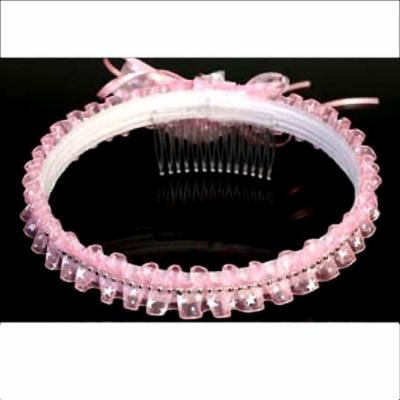 Angels Garment Girl Pink Sheer Star Ribbon Bow Wreath First Communion