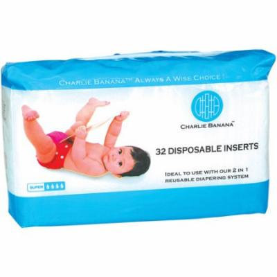 Charlie Banana Disposable Diaper Inserts, 32 count