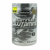 MuscleTech Platinum 100% Glutamine, Ultra-Pure Micronized Glutamine, 60-Day Supply, 10.65 oz (302g)
