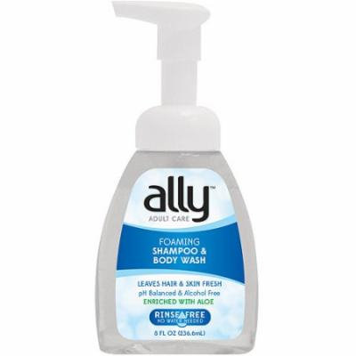 Ally Adult Care Shampoo & Body Wash, 8 fl oz
