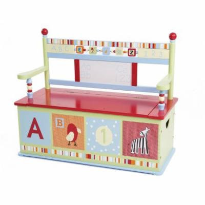 Levels of Discovery Alphabet Soup Bench Seat with Storage