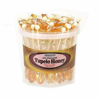All Natural Tupelo Honey Tea Spoons Bulk Pack: 50 Count