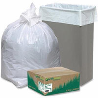 Earthsense Commercial Tall Kitchen Trash Bags, White, 13 gal, 150 count