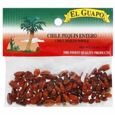 El Guapo Whole Chile Pequin, 0.25 oz, (Pack of 12)