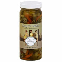 Linguini Sisters Hot Giardiniera, 16 fl oz, (Pack of 6)