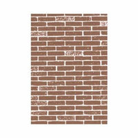 91881 Brick Paper Brown (2) 1/12 Multi-Colored