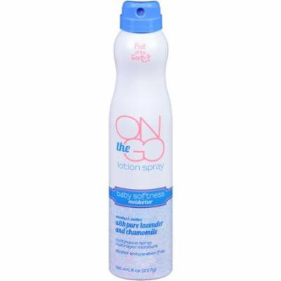 Fruit of the Earth On the Go Baby Softness Lotion Spray, 8 oz