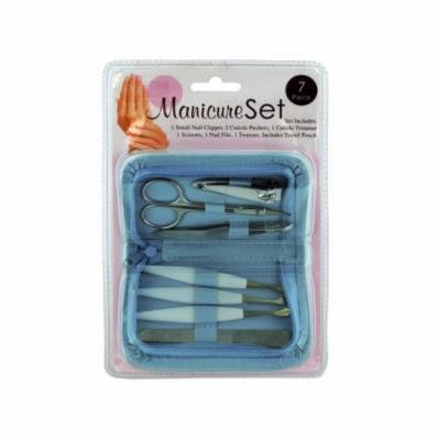 Bulk Buys Manicure Set with Zipper Pouch, Case of 6