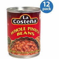 La Costena Whole Pinto Beans, 19.75 oz (Pack of 12)