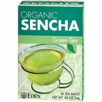 Eden Organic Sencha Green Tea Bags, 16 count, (Pack of 6)