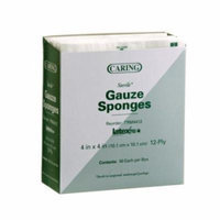 Caring Woven Sterile Gauze Sponges PRM4412